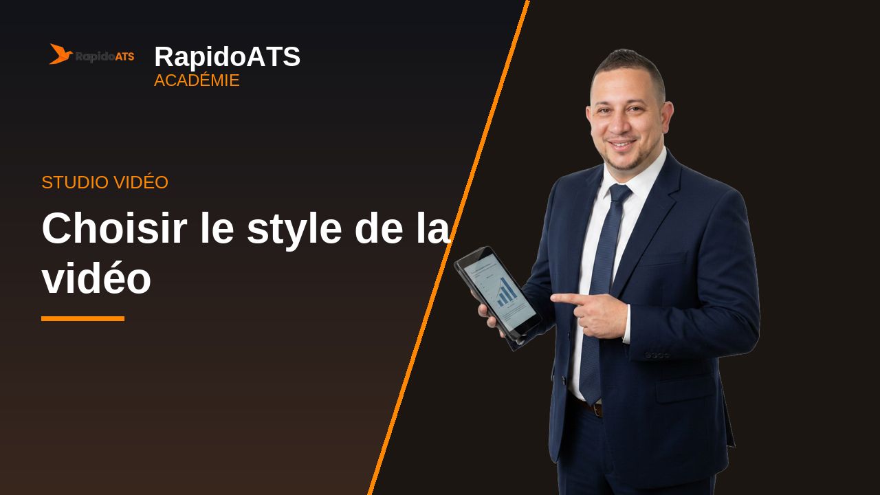 Tutoriel vidéo RapidoATS — Choisir le style de la vidéo : vignette de la vidéo