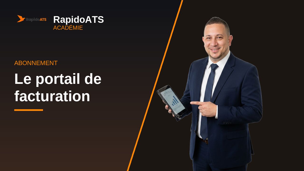 Tutoriel vidéo RapidoATS — Le portail de facturation : vignette de la vidéo