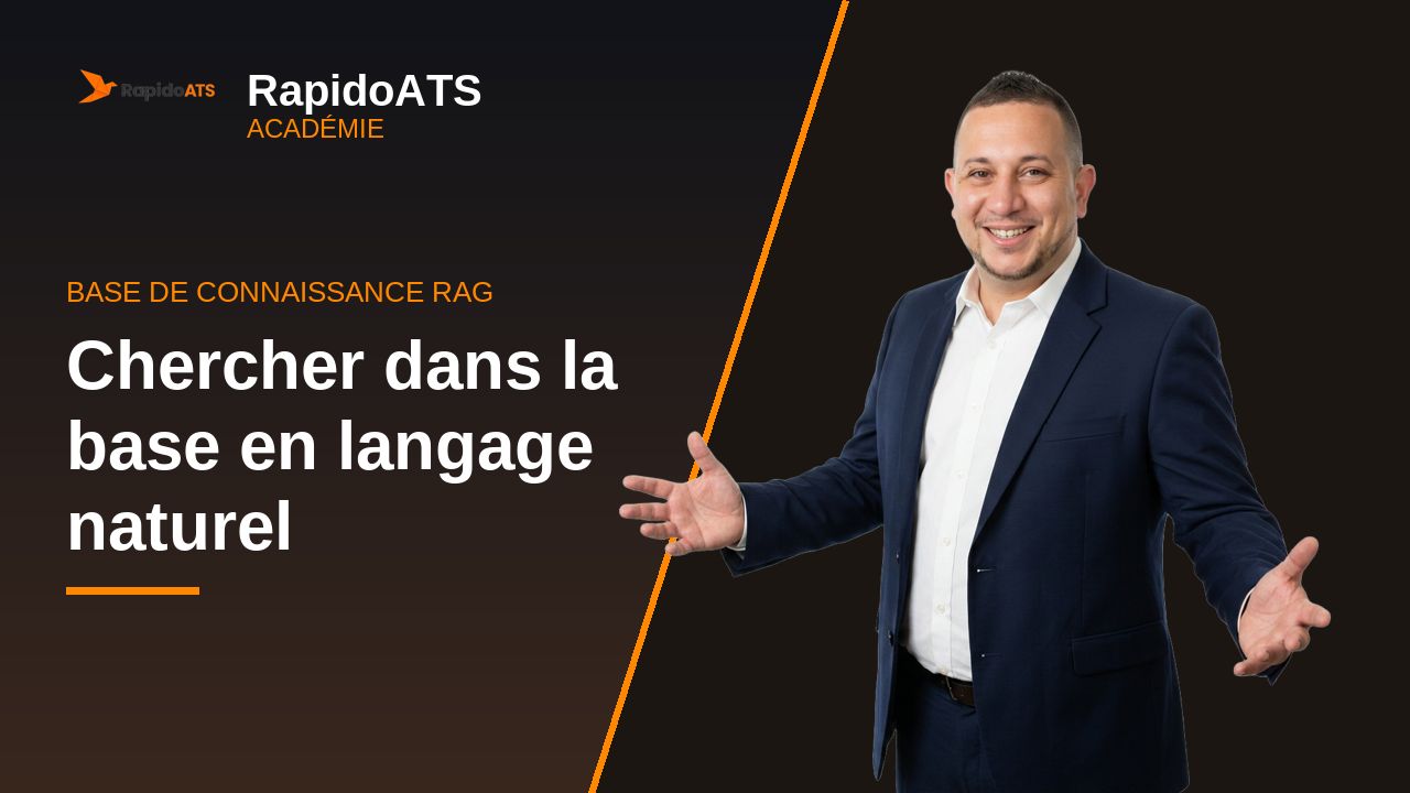 Tutoriel vidéo RapidoATS — Chercher dans la base en langage naturel : vignette de la vidéo