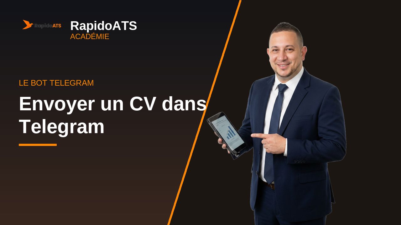 Tutoriel vidéo RapidoATS — Envoyer un CV dans Telegram : vignette de la vidéo