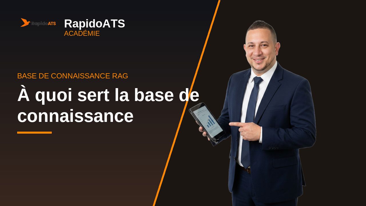Tutoriel vidéo RapidoATS — À quoi sert la base de connaissance : vignette de la vidéo