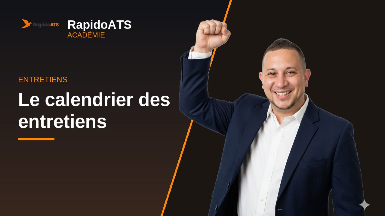 Tutoriel vidéo RapidoATS — Le calendrier des entretiens : vignette de la vidéo