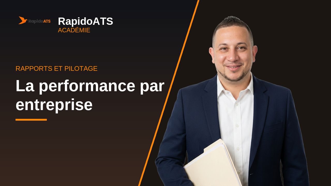 Tutoriel vidéo RapidoATS — La performance par entreprise : vignette de la vidéo